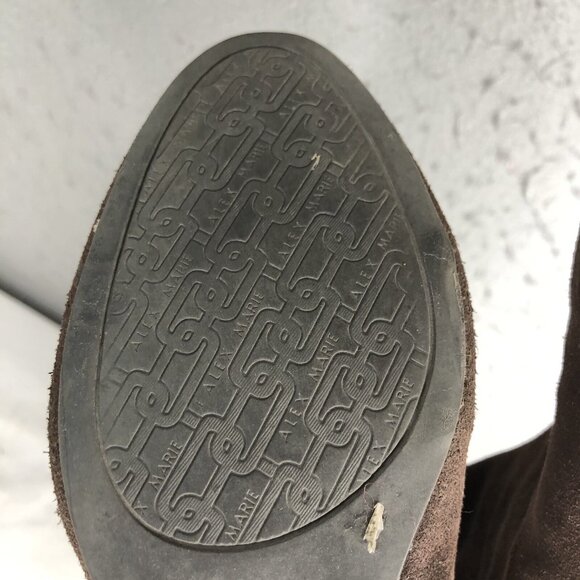 Alex Marie Boots Womens 8.5M Brown Suede Slouchy Boho Western Dana204 Chocolate - Picture 6 of 16